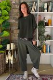 Lock Carrot Leg Trouser Khaki